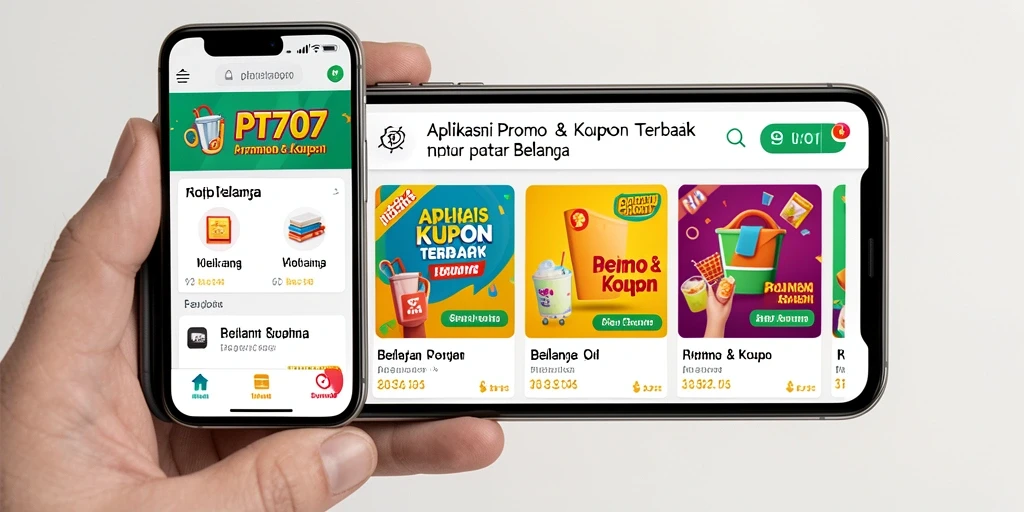 Tampilan antarmuka aplikasi PT707 yang memudahkan pengguna dalam menemukan kupon.