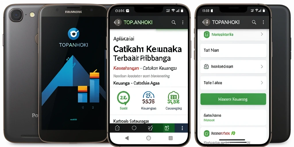 Antarmuka TOPANHOKI yang sederhana dan fungsional untuk pencatatan keuangan.