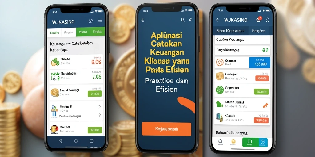 Antarmuka pengguna WJKASINO yang sederhana dan intuitif untuk catatan keuangan.